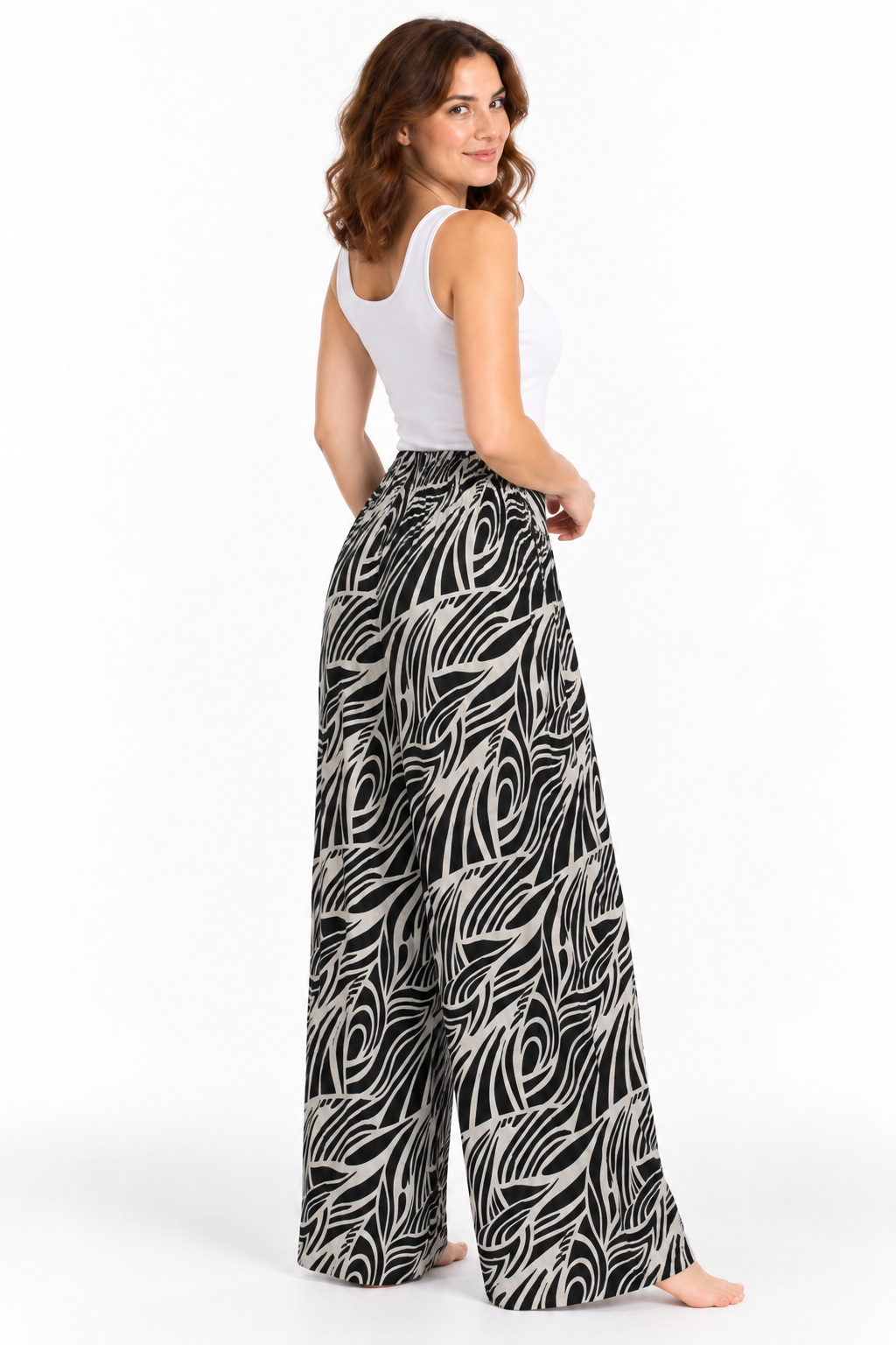 Zebra Print Palazzo – product view 3